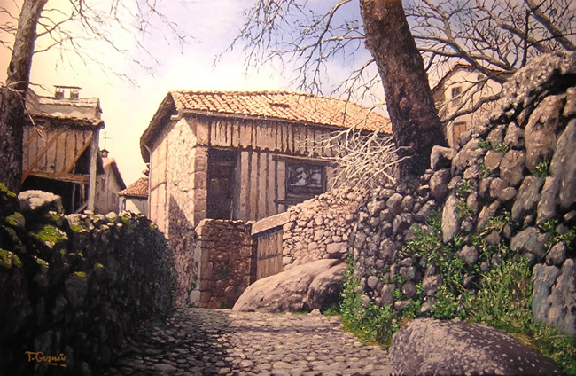 pintura de paisaje por Tomas Guzman